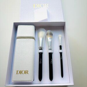 3794 DIOR EXCLUSIVE MAKEUP BRUSH GIFT SET WITH HOLDER IN DIOR PACKAGING
